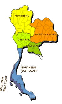 NORTHERN NORTH EASTERN EASTERN CENTRAL SOUTHERN EAST COAST SOUTHERN WEST COAST