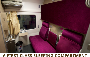A FIRST CLASS SLEEPING COMPARTMENT